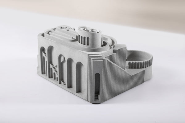 Gambol Brutalist Architectural Marble Run Sculpture Architectural Fidget Toys
