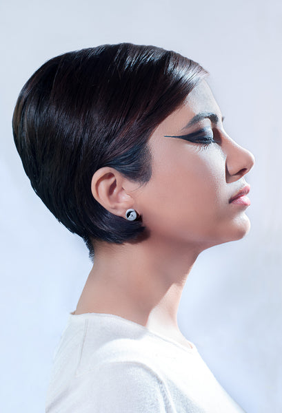 Micro Concrete Earrings #4