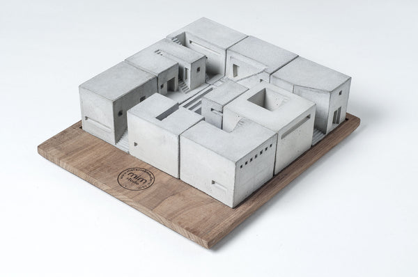 Miniature Concrete Homes (Complete Set)
