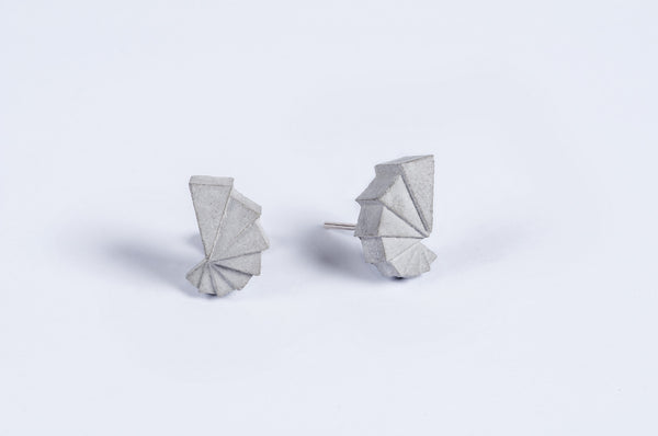 Micro Concrete Earrings #1