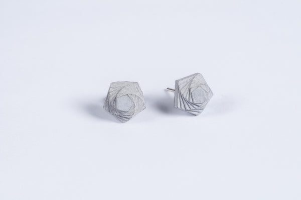 Micro Concrete Earrings #5