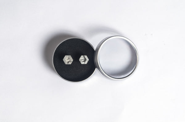 Micro Concrete Earrings #2